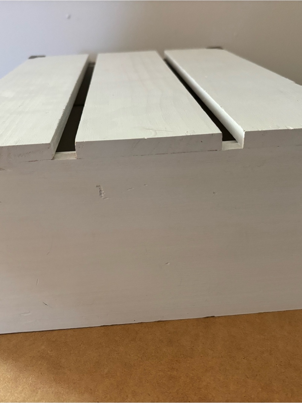 Threshold White Wooden Monitor Riser/Storage - Picture 4 of 10
